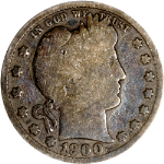 1900-S Barber Quarter