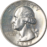 1937-P Washington Quarter