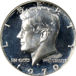 1970-S Kennedy Half Dollar Silver Proof NGC PF69 Cameo Superb Eye Appeal