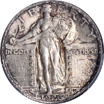1926-P Standing Liberty Quarter PCGS MS64 FH Trader Bea Holder Nice Eye Appeal