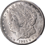 1921-S Morgan Silver Dollar NGC MS63 Great Eye Appeal Fantastic Luster