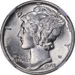 1942-P Mercury Dime NGC MS66 Nice Eye Appeal Nice Strike