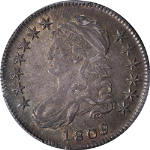 1809 Bust Half Dollar PCGS AU Details 0-103 R.1 Great Eye Appeal Nice Strike