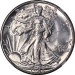 1942-P Walking Liberty Half NGC MS64 Superb Eye Appeal Strong Strike
