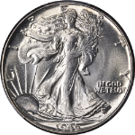 1945-P Walking Liberty Half PCGS MS65 Blast White Great Eye Appeal Nice Strike