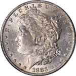 1883-O Morgan Silver Dollar CAC Grading MS64 Nice Luster Nice Strike