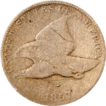 1857 Flying Eagle Cent - Scratches