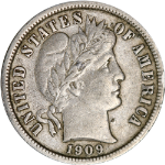 1909-P Barber Dime