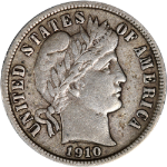 1910-D Barber Dime