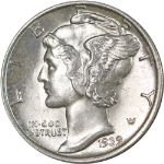1939-S Mercury Dime