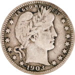 1903-P Barber Quarter