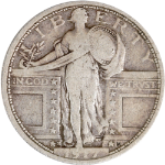 1917-S Type 1 Standing Liberty Quarter