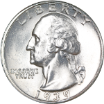 1939-D Washington Quarter$0.00