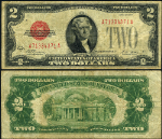FR. 1502 $2 1928-A Legal Tender A-A Block Fine+