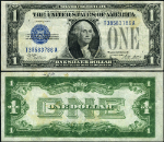 FR. 1601 $1 1928-A Silver Certificate T-A Block VF+