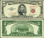 FR. 1534* $5 1953-B Legal Tender *-A Block XF Star