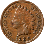 1886 Type 2 Indian Cent
