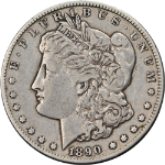 1890-CC Morgan Silver Dollar Choice VF/XF Superb Eye Appeal Strong Strike
