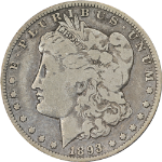 1893-O Morgan Silver Dollar Choice VG/F Key Date Great Eye Appeal Nice Strike