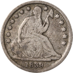 1839-O Seated Liberty Half Dime