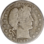 1893-O Barber Half Dollar