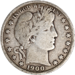 1900-P Barber Half Dollar