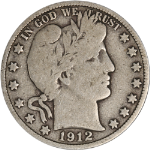 1912-D Barber Half Dollar