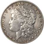 1888-O Morgan Silver Dollar - VAM 4 - Hot Lips