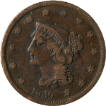 1839 Large Cent - Head of '40
