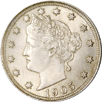 1905 Liberty V Nickel
