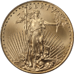 2009 Gold American Eagle $50 PCGS MS70