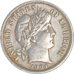 1904-P Barber Dime