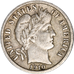 1910-D Barber Dime