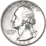1939-D Washington Quarter