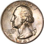 1941-D Washington Quarter - GEMMY