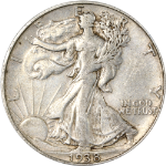 1938-D Walking Liberty Half - Choice+