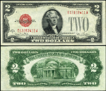 FR. 1508 $2 1928-G Legal Tender E-A Block CU