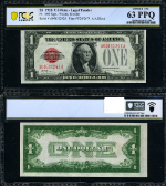 FR. 1500 $1 1928 Legal Tender A-A Block Choice PCGS CU63 EPQ