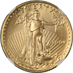 1989 Gold American Eagle $5 NGC MS70