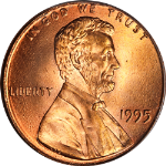 1995-P Lincoln Cent Doubled Die Obverse PCGS MS67RD Superb Eye Appeal