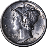 1917-D Mercury Dime Full Split Bands Choice BU Blast White Great Eye Appeal
