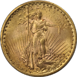 1912 Saint-Gaudens Gold $20 PCGS MS64 Great Eye Appeal Nice Strike