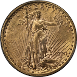 1920-P Saint-Gaudens Gold $20 PCGS MS63 Nice Eye Appeal Nice Strike