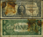 FR. 2300 $1 1935-A Hawaii Note P-C Block Fine - Rust
