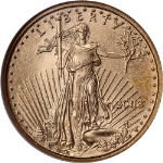 2003 Gold American Eagle $5 NGC MS70 Brown Label