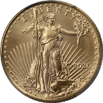 2021 Gold American Eagle $10 Type 2 PCGS MS70