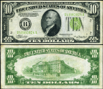 FR. 2004 B $10 1934 Federal Reserve Note New York B-A Block LGS VF+