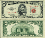 FR. 1534* $5 1953-B Legal Tender *-A Block CU Star