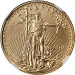 2019 Gold American Eagle $5 NGC MS70 Early Releases Castle Autograph