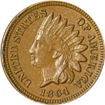 1864CN Indian Cent